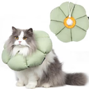 H Hidream Cat Cone Recovery Collar, Green, Medium