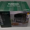 Cuisinart Air Fryer, 2.6-Quart Compact Basket Fryer with 3 Cooking Functions to Air Fry, Roast, and Bake, 3 Airfryer Presets, Dishwasher-Safe Parts, AIR-80, Stainless Steel & Black