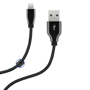 ZGear Braided Lightning Cable - Black, 6 ft