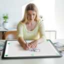 Bawaslom A2 Rechargeable LED Light Board,25.2"x18.4" Extra Large Light Pad with 5000mAh Battery,Magnetic Attraction,Lightbox for Tracing,Drawing,Sketching,Diamond Painting,Vinyl Weeding