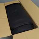 Skechers Memory Foam Car Seat Covers, Leather Seat Covers with Thick Memory Foam, Black Air Cool Rear Seat Covers, Automotive Comfort and Protection for Most Cars, Van,Trucks, SUVs(Rear,Black)