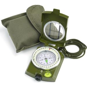 Sportneer Compass Hiking Survival Military Grade Waterproof Boy Scout Compass for Kids Gift Backpacking Camping Hiking Navigation (Army Green)