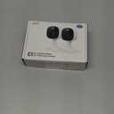 2K Cameras for Home Security-Outdoor/Indoor Camera for Dog/Cat/Pet/Nanny/Baby/Elderly, Color Night Vision, White Light, Siren, 24/7 SD Recordings, Works with Alexa, Plug in (C1-White, Pack of 2, 2.4G)