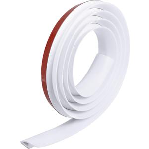 uxcell Floor Transition Strip Self Adhesive, Carpet to Tile Transition Strip Edging Trim Strip for Laminate Doorway Edge Height Less Than 10mm/0.4in, White 6.56Ft