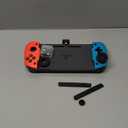 NexiGo Hall Effect Gripcon (No Drift, No Deadzone) with Hall Sensing Joystick for Nintendo Switch/Switch OLED, Ergonomic Handheld Mode, 6-Axis Gyro, Mapping Function, Classic (BLU-RED)