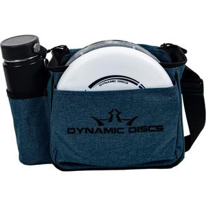 Dynamic Discs Cadet Disc Golf Shoulder Bag | Small Disc Golf Bag, 10-12+ Discs Capacity | Great for Beginners | Lightweight & Durable | Sling over Shoulder to Carry Easily (Midnight Blue)