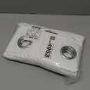 RYB HOME Non See Through Sheer Curtains 63 inches Long, White Sheer Curtains for Bathroom, Grommet Light & Privacy Balance Drapes for Bedroom Living Room, 52" W x 63" L inches