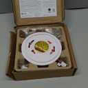 Kidde Smoke and Carbon Monoxide Detector, Hardwired with AA Battery Backup, Voice Alerts, Interconnectable, LED Status Lights, 85 dB Alarm, 5-inches (1 Pack) (Data Manufacture 2025-Jul-14. Exp Date: 10 Years After Installation)