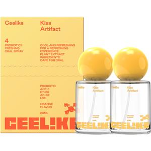 Oral Spray  Fresh Breath, Dual Cooling Experience & Convenient On-The-Go Design  Perfect for Freshening Breath Anywhere, Anytime (Orange, 2 Count)