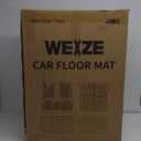 Customized Fit Tesla Model Y Seat Cover 2020 2021 2022 2023 2024 Waterproof Nappa Leather Cushion Cover Full Set Airbag Compatible (Y-White+Black)