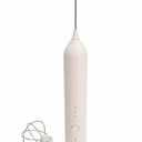 Primula Rechargeable USB Milk Frother With Stand - White