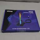 VCOM RGB Gaming Headphones Stand with 2 USB and 1 Type-C Ports, Headset Stand with 10 Light Modes and Non-Slip Rubber,Suitable for All Earphone Accessories, Best Gift for Desk Gamers