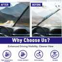 AJK Wiper Blades for Chevrolet Silverado 2019 2020 2021 2022 2023 2024, 2 Piece All Weather OEM Quality Automotive Replacement Windshield Wiper Blades for My Car