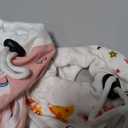 ANWA 2 Pack Cat Recovery Suit - Breathable Cat Onesie for Cats After Surgery Female, Kitten Surgery Recovery Suit Female Abdominal Wounds Medium