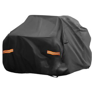 X AUTOHAUX ATV Cover for Honda TRX450R Waterproof 4 Wheelers Quad Cover for Honda TRX450R Outdoor Cover Sun Rain Storage Protection 210D-PU Oxford Cloth Black