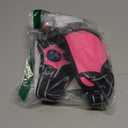 PHOEPET No Pull Dog Harness Medium Reflective Front Clip Vest with Handle,Adjustable 2 Metal Rings 3 Buckles,[Easy to Put on & Take Off](M, Pink)