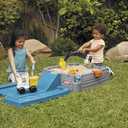 Little Tikes Dirt Diggers Excavator Sandbox for Kids, Including lid and Play Sand Accessories,Multicolor