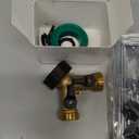 Hourleey Flat Soaker Hose 100 FT for Garden, 100' (50FT x 2) Linkable Consistent Drip Irrigation Hose, Leak-free Dual-layer Design Saving 80% Water Garden System Water Hose with Holes