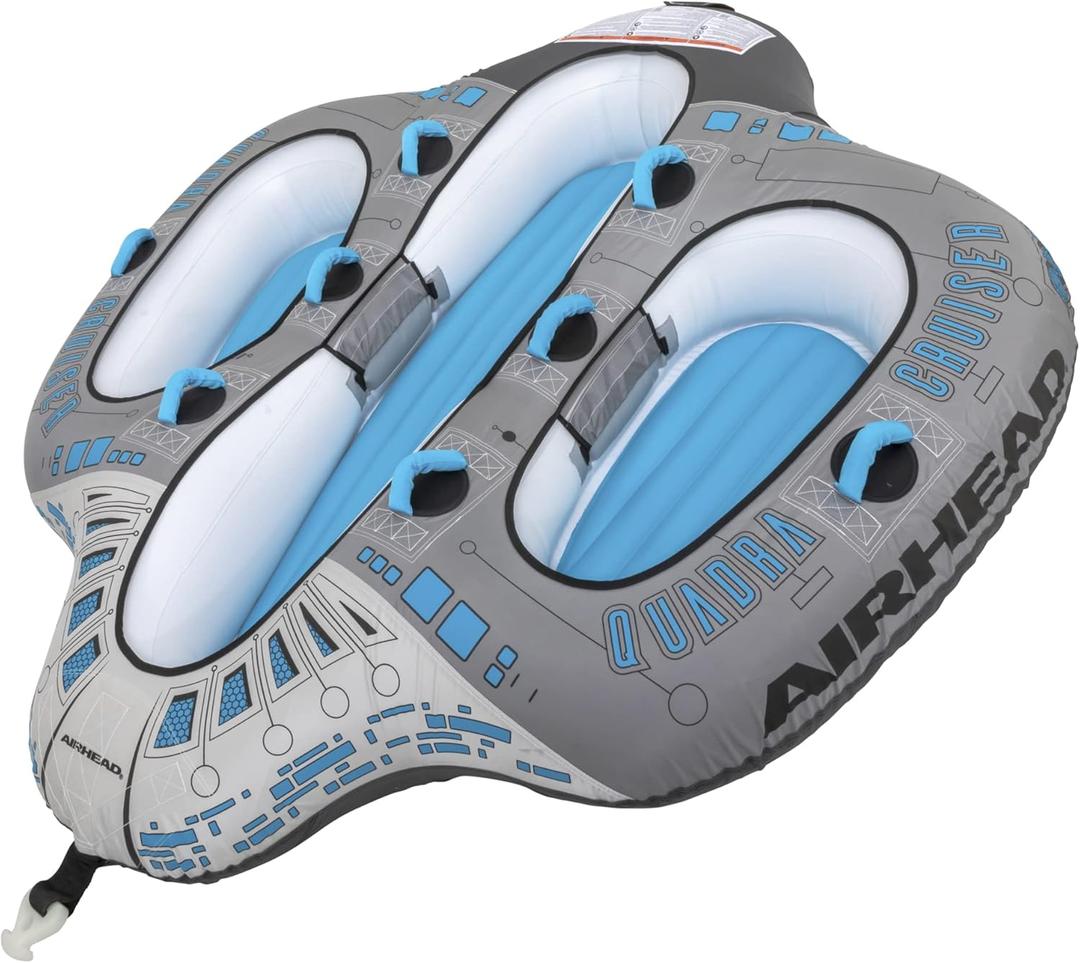 AIRHEAD Towable Tube (1-4 Rider, Quadra Cruiser)