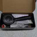 Shower Head with Handheld, Briout 5-Settings Showerhead High Pressure Powerful Water Spray Shower Head with Stainless Steel Hose and Adjustable Mount, Matte Black