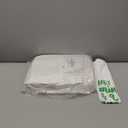 APSMILE Lightweight Down Feather Fibers Comforter Full/Queen Size, Fluffy Duvet Insert for Warm Weather/Hot Sleepers -Ultra Soft 100% Organic Cotton Cover, High FP Summer Duvet (White, 90x90)