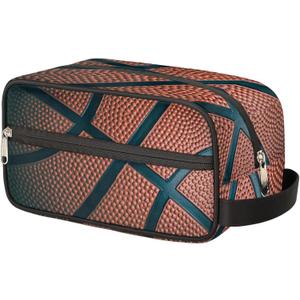Bardic Unisex-Adult Basketball Toiletry Bag, Travel Dopp Kit, Water-Resistant, Lightweight, Shaving Bag for Toiletries Accessories
