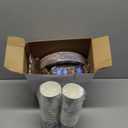 350PCS 75th Birthday Party Decorations for 50 Guests Blue and Gold Party Supplies for Men Include Disposable Paper Plates, Napkins, Cups, and Disposable Plastic Cutlery (75)