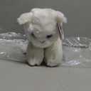 Bearington Muffin White Cat Stuffed Animal - 15" Realistic White Cat Stuffy with Soft Plush Fur and Floppy Body - Adorable Stuffed Kitty Cats for Girls - Gift for Kids, Toddlers and Kitten Lovers