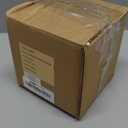 Mud Pie 41220001 Stoneware Sponge Holder, 3 1/2" x 3 1/2", Brown and White