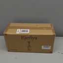 Outdoor Pendant Light Fixture with Dusk to Dawn Sensor, Large Outdoor Hanging Light Exterior Lantern, Modern Black Anti-Rust Metal Morden Chandelier for Front Door Entryway Porch (Black) (Black-bubble glass)