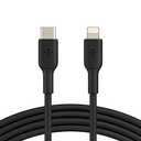 Belkin BoostCharge Fast Charging USB C to Lightning Cable 3.3ft/1M - MFi Certified 18W Power Delivery iPhone Charger Cord - Apple Charger USB C Cable - Fast Charging for iPhone 14, iPhone 13 - Black