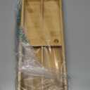 Bamboo Silverware Drawer Organizer, Kitchen Small Silverware Organizer, Utensil Tray Holder, Cutlery Tray for Spoons, Forks, Knives, Suitable for a family of 2-4