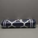 Buganda Long Indoor Door Mat, Dirt-Resistant and Absorbent Doormat, Anti-Slip, Low Profile Floor Mats for Inside Entryway, Front, and Back Door Entrance (59x23 Inches, Navy Blue)