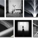 Interior Wall Panels, Sound Absorbing Art, 23.62 x 23.62 In, 6 Pack, 72 x 48 Inches