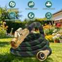 75 ft Garden Hose,2026 New Improved Lightweight All-Weather Water Hoses, Ultra Durable and Flexible Garden Hose with 10-Function Spray Nozzle, Leak-Free Connections Garden Hose for Yard, Lawn,Outdoor