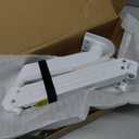 Suptek Monitor Mount Gas Spring Monitor Arm Desk Mount Fully Adjustable Fits 17 20 22 23 24 26 27 32 35 inch Monitors Weight Capacity up to 24.25 lbs, White