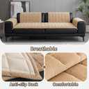Pet Couch Covers for Sofa, Couch Covers for 3 Cushion Couchs Sofa Pet Friendly, Dog Couchs Cover, Pets Sofas Cover (Light Grey,1PC/27.6"x82.7")