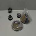 Reusable Coffee Pods compatible with the 3hole Ninja CPF301 Coffee Maker, 3 Pack Reusable K Cups Pods and 2 Pack Reusable Filters not for Ninja CFP101 & Ninja PB051