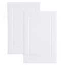 Seritaine Bath Mat 2 Set, 21inX34in White