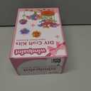 windpaint Toys for Girls 3 4 5 6 7 8 9 10 Years Old, DIY Craft Kits for Kids, Fabric Flower Bouquets for Girls Gifts, Educational Learning Detective Toys for Toddler Kids,Birthdays Gifts (Purple) (Pink)