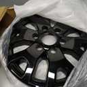 4-Pack 17 inch Wheel Skins Compatible with Toyota Tacoma SR5 2024 2025 2026, Fits 17" Alloy Wheel OEM#42611-AK011, Bright Black Color Wheel Cover