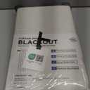 100% Blackout Shield Linen Blackout Curtains for Bedroom 84 Inches Long, Back Tab/Rod Pocket Living Room Drapes, Thermal Insulated Blackout Curtains 2 Panels Set, 50" W x 84" L, Cream