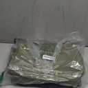 Canvas Tote Bag for Women, 15-Pockets Work Laptop Tote Purse Large Crossbody Nurse Teacher Bible Bag for School Travel Daily | with Strap & Zipper, Multi Compartment, Stand Upright Stably, College Shoulder Bag, Clinical Nursing Bag, Ideal Gift for Women (Medium-14inch, M5.green)