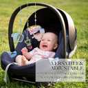 Baby Fruit Feeder & Mini Freezer Tray Combo - Baby Teether, Breastmilk Popsicle Molds for Teething Relief, Fresh Food Feeder for Safe Infant Self-Feeding, Extra Food Pouches(Blue)