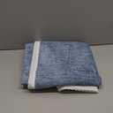 Fun Fuzzy Couch Covers for Sofa,Simple Striped Chenille Anti-Scratch Couch Cover,Chenille Sofa Covers Washable for Sectional Sofa,Blue-35"x35"