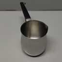 Fino Stainless Steel Turkish Coffee Pot - Professional 18/8 Warmer for Stovetop Coffee, Milk, Tea, Hot Chocolate - Delicious Daily Beverages - 24-Ounce