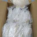stonechic 50PCS Scallop Shells for Crafts Large 4''-5'' White Beach Natural Shells Bulk for Decoupage DIY Crafts Seashell Decorations Home Decor