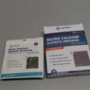 Ag Silver Calcium Alginate Wound Dressing Pads, 4''x4'' Patches, 10 Individual Pack, Soft Silver Dressings for Wound Care, Gentle Highly Absorbent Dressing, Non Stick Gauze Pads for Wounds