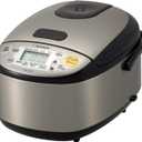 Zojirushi Micom 3-Cup Compact Size, Multiple Settings, Stainless Steel Made, Built-In Retractable Power Cord and Easy to Transport Rice Cooker and Warmer
