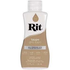 Rit Dye – 8 Oz. Liquid Fabric Dye for Clothing, Décor, and Crafts – Taupe (2 Pack)